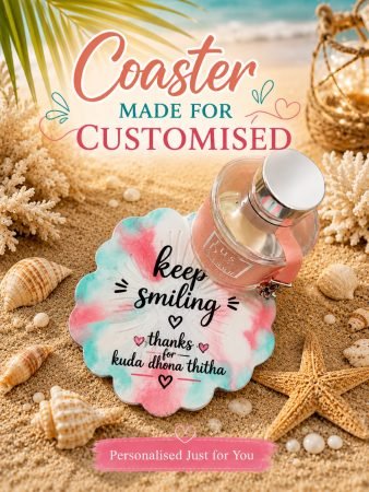 Personalised Resin Quote Coaster