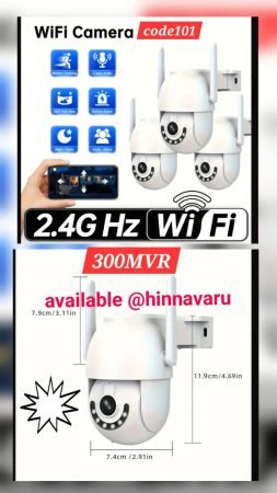 2.4GHz Wi-Fi PTZ Camera – Code 101