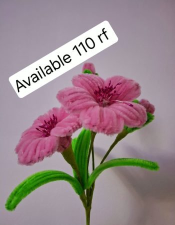 Pink Gerbera Pipe Cleaner Stem