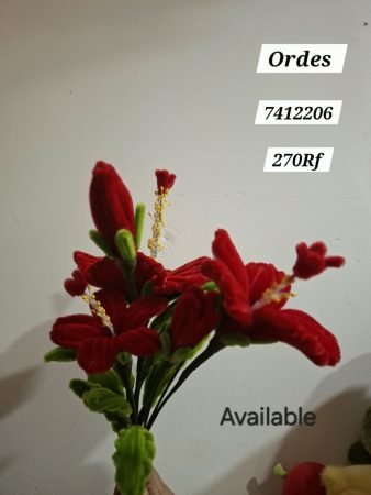 Red Mixed Flower Vase Arrangement