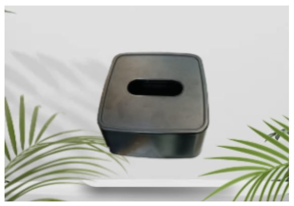 Wood Lid Tissue Dispenser (Cube)