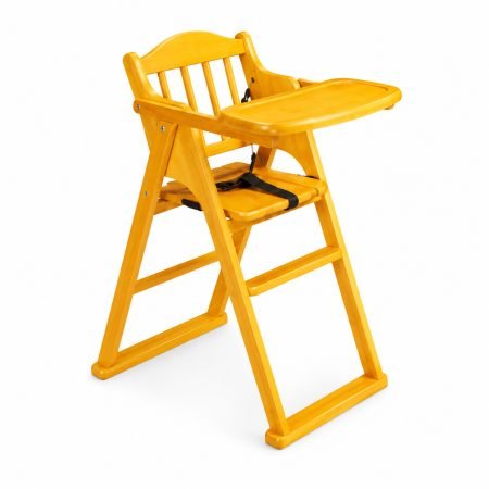 Wooden Folding Baby High Chair