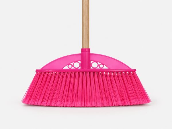 Floor Broom (With Wooden Handle)
