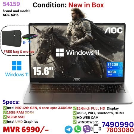 AOC AX15 15.6" Laptop
