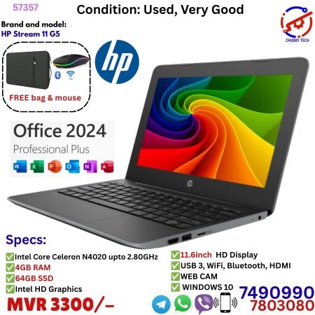 HP Stream 11 G5 Laptop (Used – Very Good Condition)
