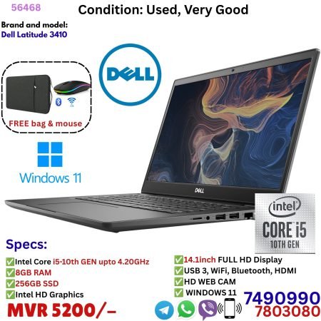 Dell Latitude 3410 Laptop (Used – Very Good Condition)