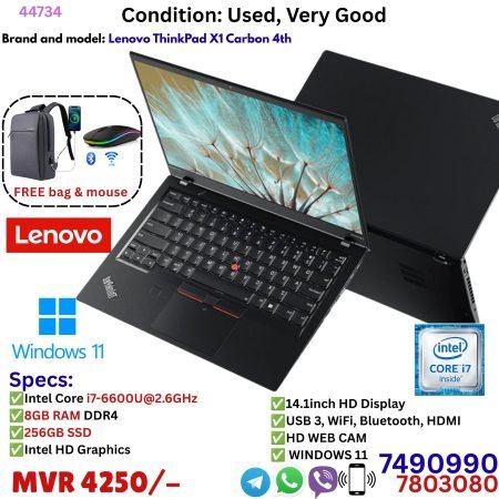 Lenovo ThinkPad X1 Carbon (4th Gen) – Used (Very Good)