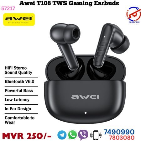 Awei T108 TWS Gaming Earbuds