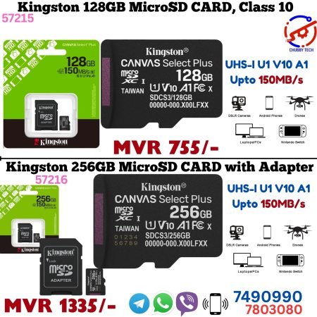 Kingston Canvas Select Plus 256GB microSD Card