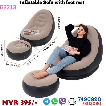 Inflatable Sofa with Footrest
