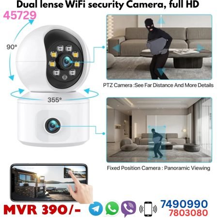 Dual Lens WiFi Security Camera