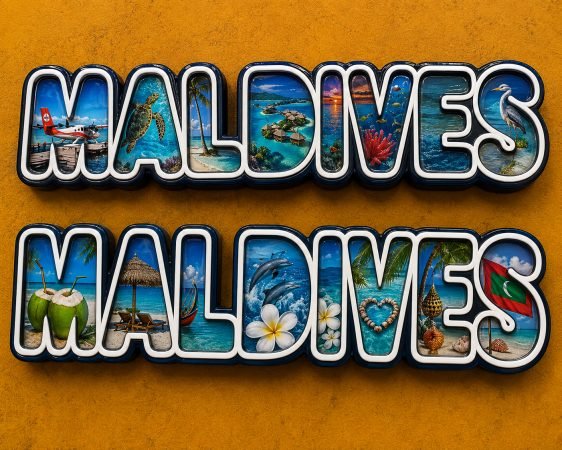 Maldives Letter Magnet