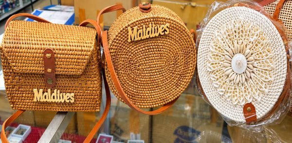Rattan Bag (Brown/White)