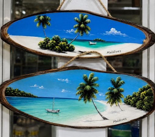 Painted Wooden Slice (M)