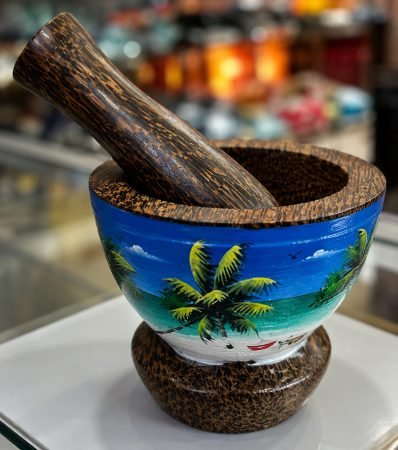 Painted Wooden Herb Grinder