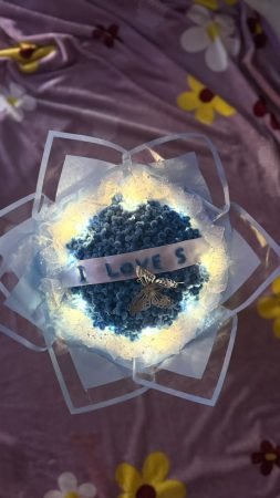 Blue Light-Up Bouquet