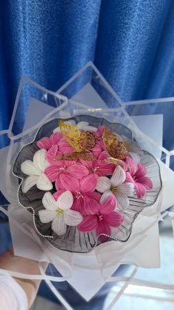 Pink & White Flower Bouquet