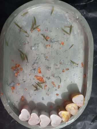 Handmade Shell Detail Arch Tray