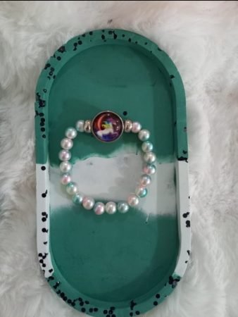 Handmade Green Bracelet Tray