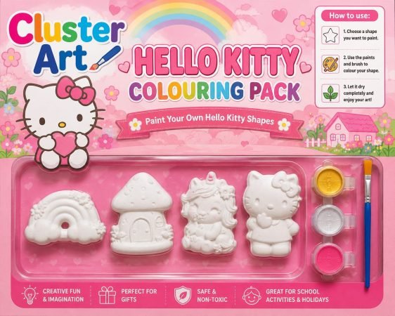 Hello Kitty Cluster Art Colouring Pack